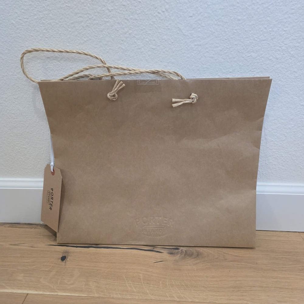 Porter Brown Paper Shopping Bag